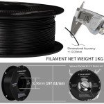 Carbon Fiber PETG Filament 1.75 mm - Black