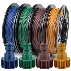 Colorful Carbon Fiber 3D Printer Filament Bundle