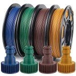 Colorful Carbon Fiber 3D Printer Filament Bundle