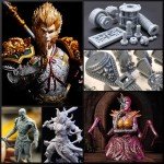 SUNLU High Temp 3D Printer Resin 2KG - Grey