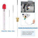 23-Piece 3D Printer Nozzle Cleaning Tool Set