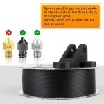 Carbon Fiber Nylon Filament 1.75mm 1kg for 3D Printing