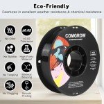 Comgrow PETG 1.75mm 3D Printer Filament - Black