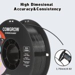 Comgrow PETG 1.75mm 3D Printer Filament - Black