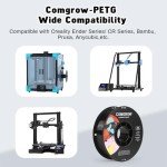 Comgrow PETG 1.75mm 3D Printer Filament - Black