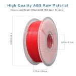 Likesilk 1.75mm ABS 3D Printer Filament - Red