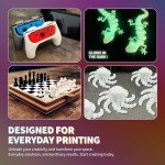 OVERTURE 1.75mm PLA Filament - 1kg White Spool