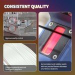 OVERTURE 1.75mm PLA Filament - 1kg White Spool