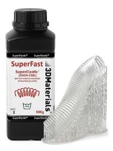 SuperElastic 3D Printer Resin - Soft Silicone 500g