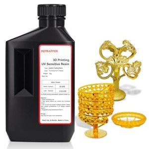Reprapper 1kg Castable 3D Printing Resin - Clear Yellow
