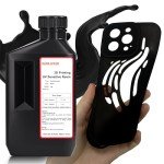 Flexible Tough 3D Printer Resin - Black 1000g