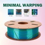 Silk Dual Color PLA Filament 1.75mm 1kg