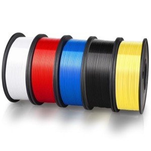 5-Pack 1.75mm PLA 3D Printer Filament Bundle