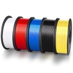 5-Pack 1.75mm PLA 3D Printer Filament Bundle