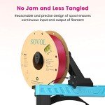 Sovol 1.75mm Silk Tri-Color PLA Filament 1kg