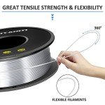 Silk Metallic Silver PLA 3D Printer Filament 1kg