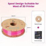 Sovol 1.75mm Silk Tri-Color PLA Filament 1kg