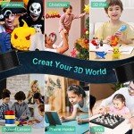 5-Pack 1.75mm PLA 3D Printer Filament Bundle