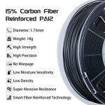 R QIDI PA12-CF Carbon Fiber Nylon Filament 1.75mm