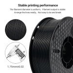 Kingroon Carbon Fiber PLA Filament - 1 kg Black