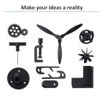 Geeetech 1.75mm Carbon Fiber PLA Filament - 1kg