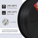 YXPOLYER Black Carbon Fiber PC Filament 1.75mm