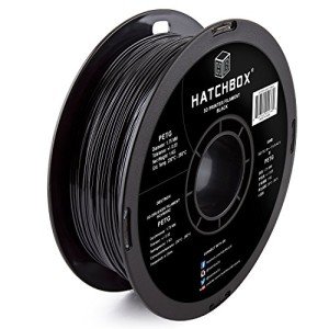 HATCHBOX Black PETG 3D Printer Filament 1kg
