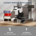 Fugacity Black PETG Filament 1.75mm, 2kg Bundle