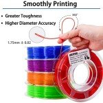 LOCYFENS 1.75mm PETG Filament Bundle - 5 Colors