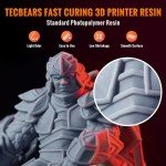 TECBEARS 3D Printer Resin Bundle - 6 Colors
