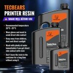 TECBEARS 3D Printer Resin Bundle - 6 Colors