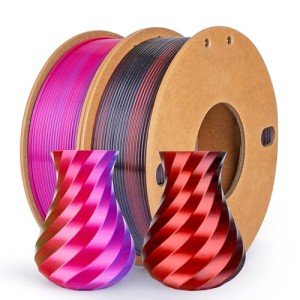 Silk PLA Filament Bundle for 3D Printers