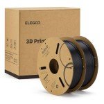 ELEGOO 1.75mm Black PLA Filament 2KG Bundle