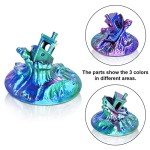 Silk PLA Triple Color Rainbow Filament 1.75mm 1kg