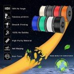 SUNLU 250g Multicolor 1.75mm PLA Filament Bundle