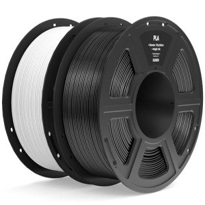 ELEGOO 1.75mm Black & White PLA Filament 2KG