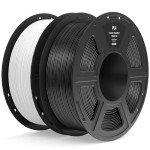 ELEGOO 1.75mm Black & White PLA Filament 2KG