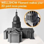 PLA Carbon Fiber Filament 1.75mm for 3D Printers