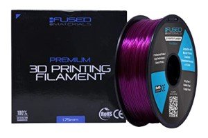 Transparent Purple PETG 3D Printer Filament - 1kg