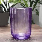 Transparent Purple PETG 3D Printer Filament - 1kg