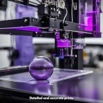 Transparent Purple PETG 3D Printer Filament - 1kg