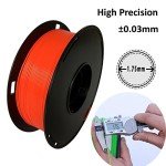 Red ABS 3D Printer Filament 1.75mm, 1kg Spool