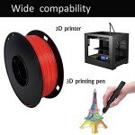 Red ABS 3D Printer Filament 1.75mm, 1kg Spool