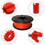 Red ABS 3D Printer Filament 1.75mm, 1kg Spool