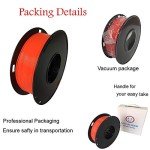 Red ABS 3D Printer Filament 1.75mm, 1kg Spool