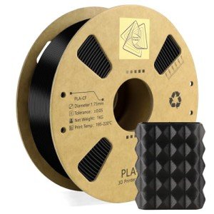 Black Carbon Fiber 1.75mm PLA 3D Filament 340m