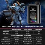 Dark Gray Nylon 3D Printer Resin, 1KG Bundle