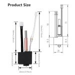 Kobra 3 Hotend Combo Kit with Nozzle & Parts