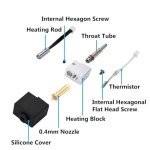 Kobra 3 Hotend Combo Kit with Nozzle & Parts