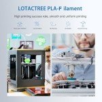 Black PLA Plus Filament 1KG for 3D Printers